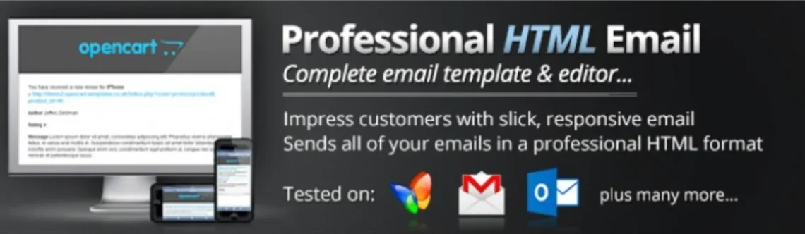 The Top OpenCart Extensions to Enhance Your Online Store, Professional HTML Email Template